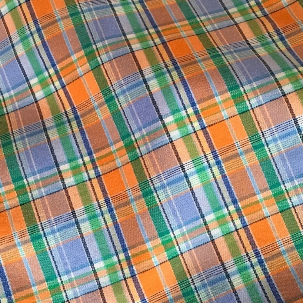 Ralph Lauren button down shirt orange & green boys GUC size 7